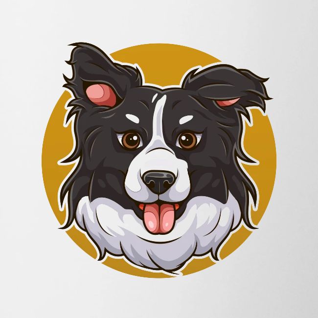 Border Collie face