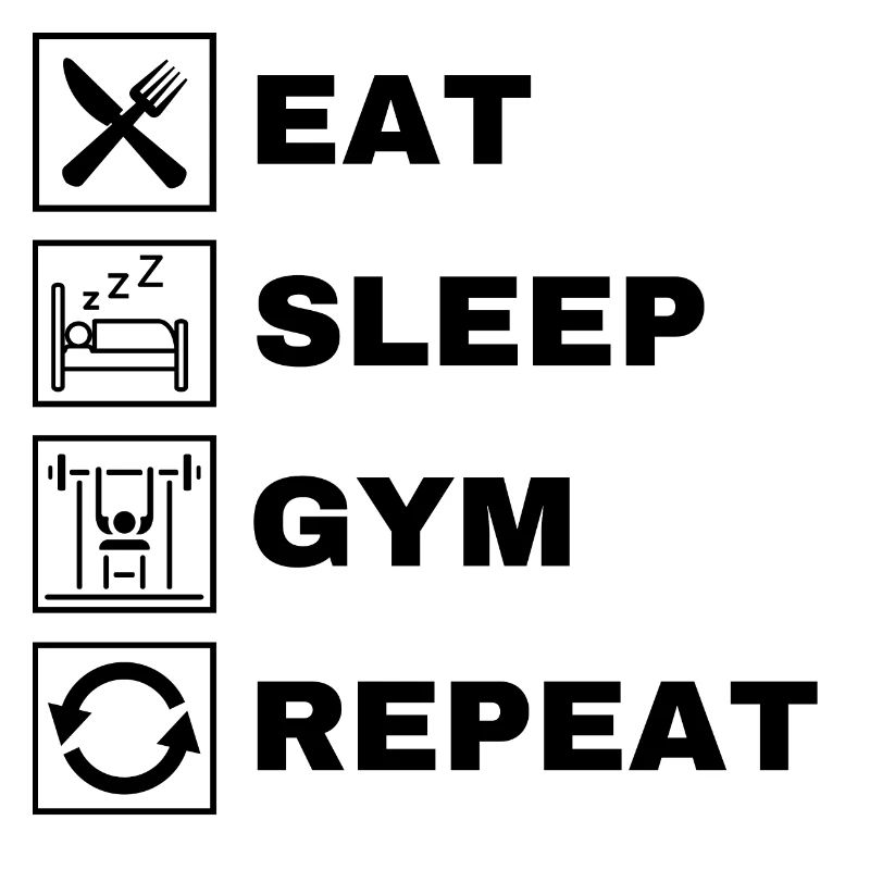 Manger Sleep Gym Répéter