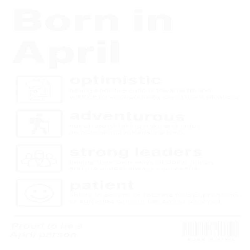 Born in April