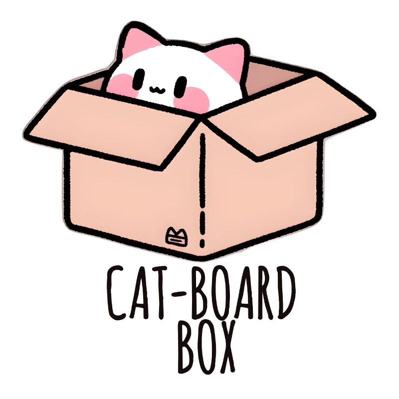 Neugierige Katze in einer Box