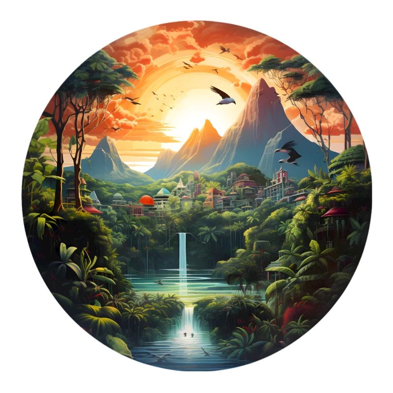 Une île tropicale déserte