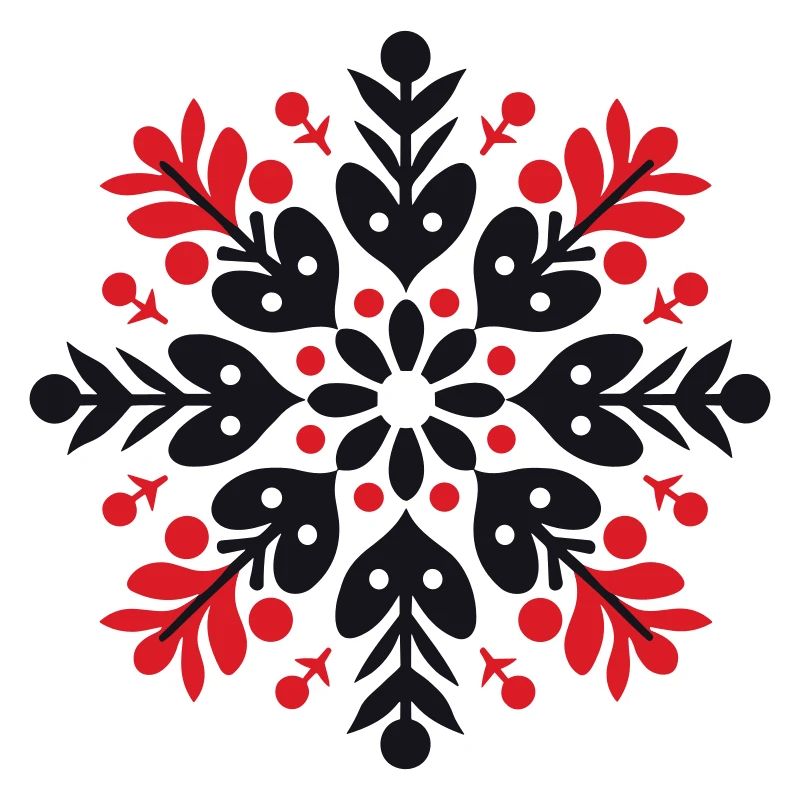 Flocon de neige saisonnier