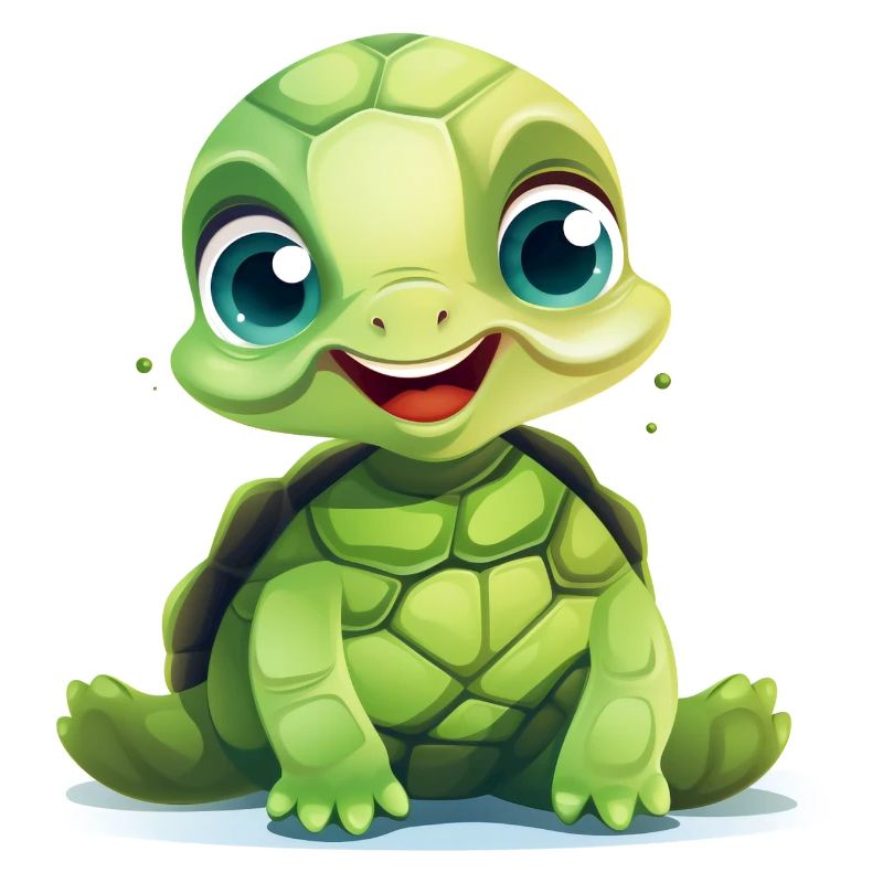Mignon bébé tortue
