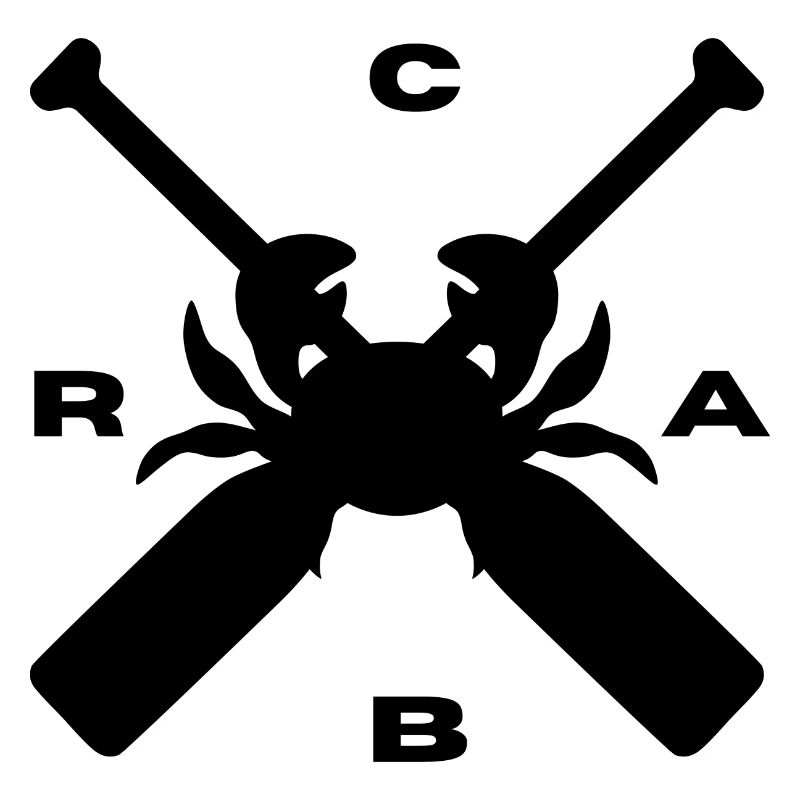 Rowing crab funny design