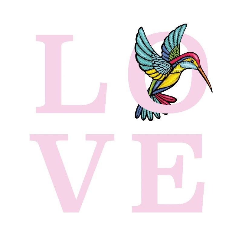 Colibri aime élégant, mignon et coloré
