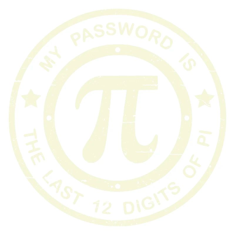 Mon mot de passe est les 12 derniers chiffres de Pi