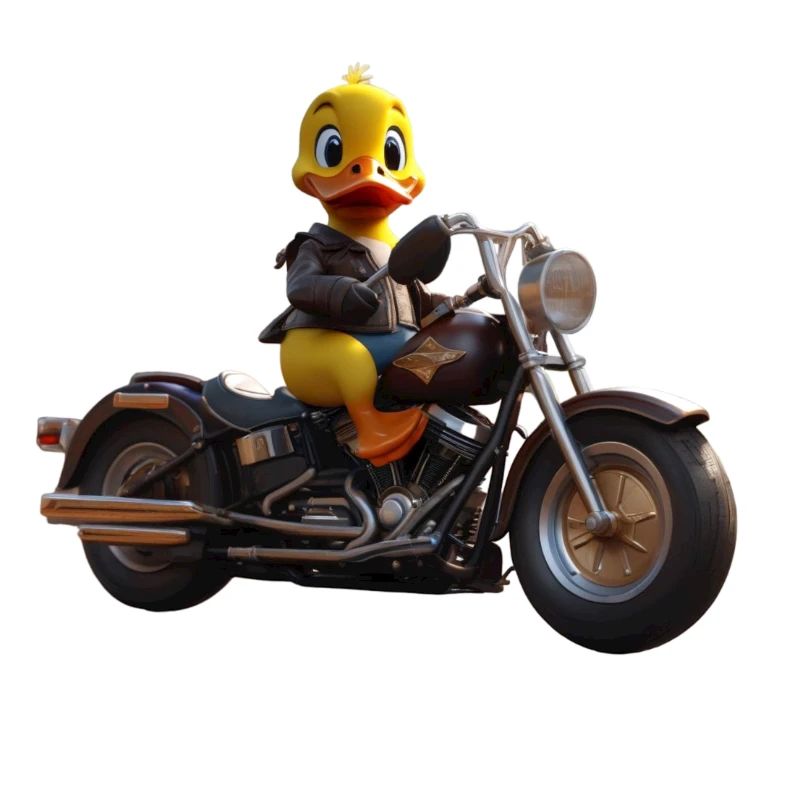Motorcycle Duck