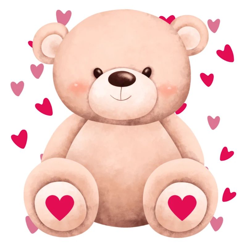 Cute cuddly bear