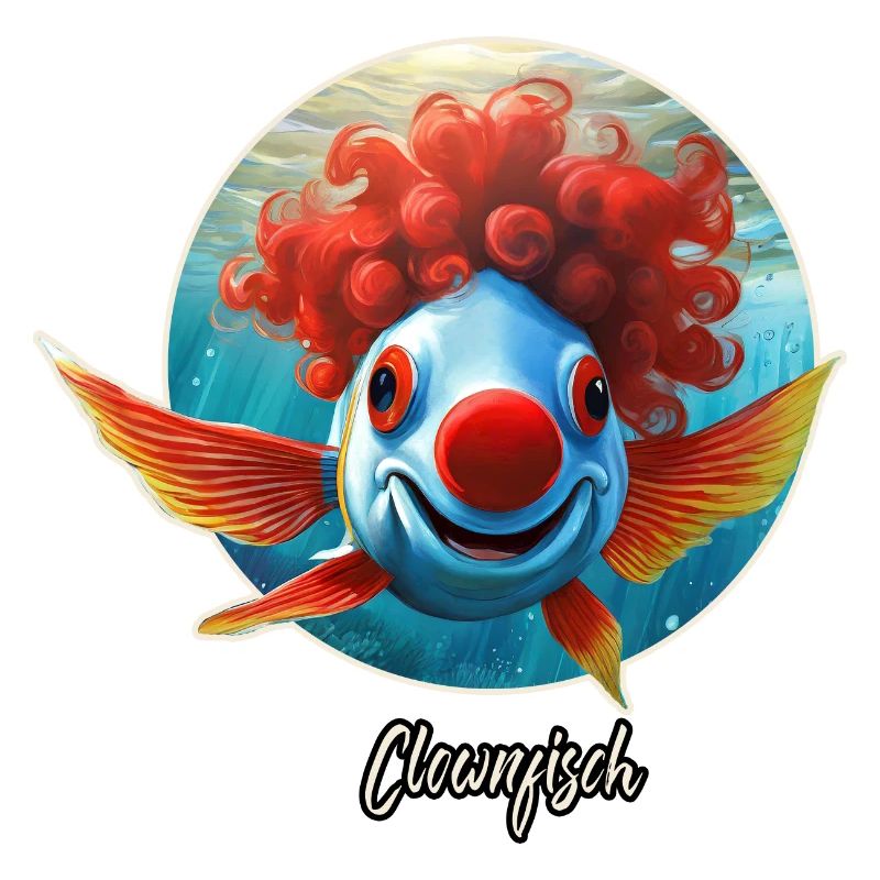 Jeu de mots ambigu sur l’expression allemande - Clownfisch