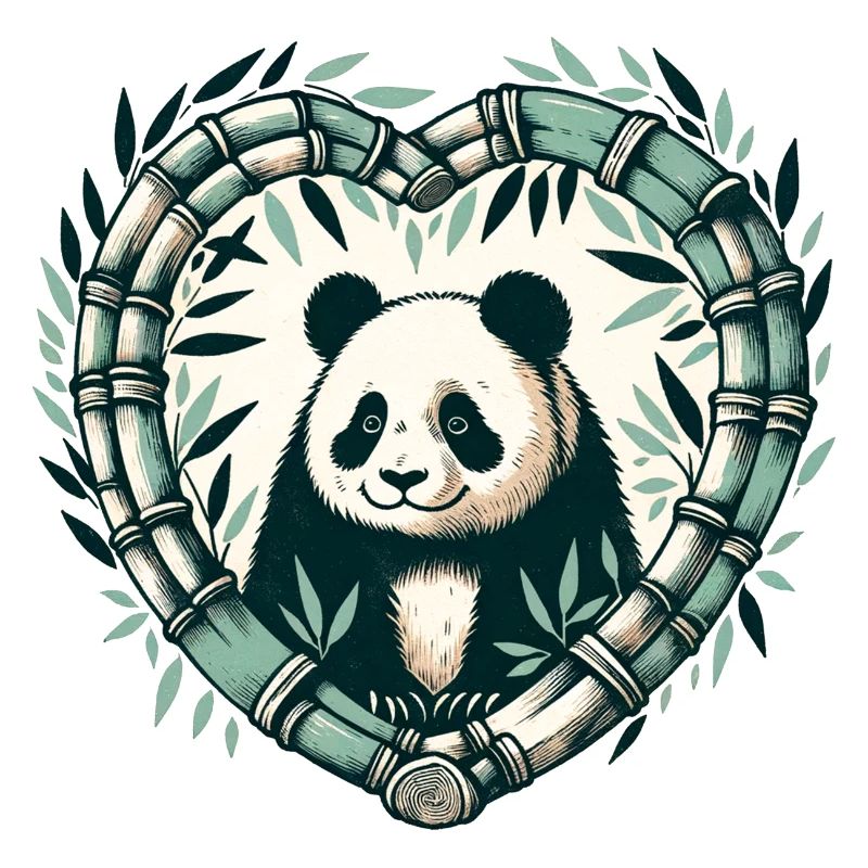 Panda Bear Bamboo