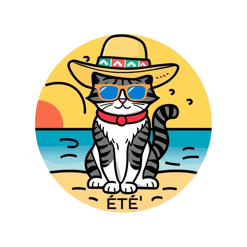 Sommer-Katze