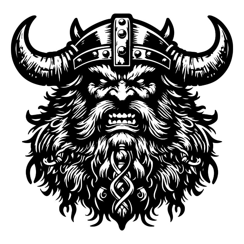 Mächtiger Wikingerkrieger Version 4