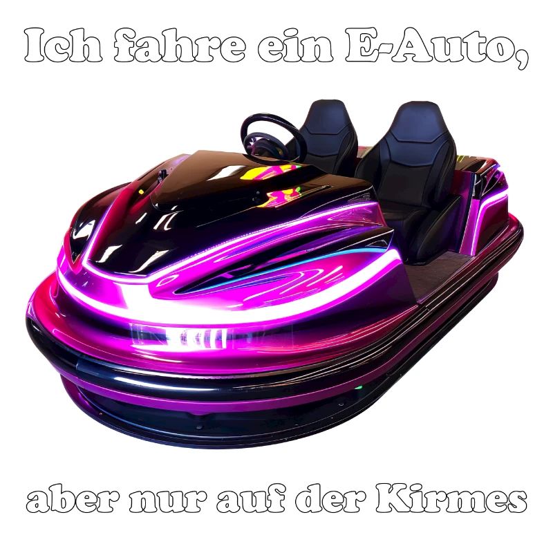 Driving an e-car is only fun at the funfair
