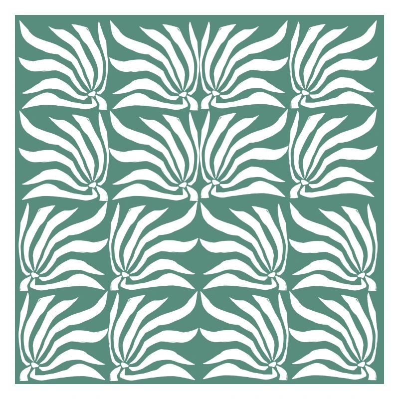 Motif de fleurs géométriques