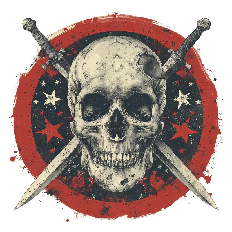 Crâne Épées Crâne