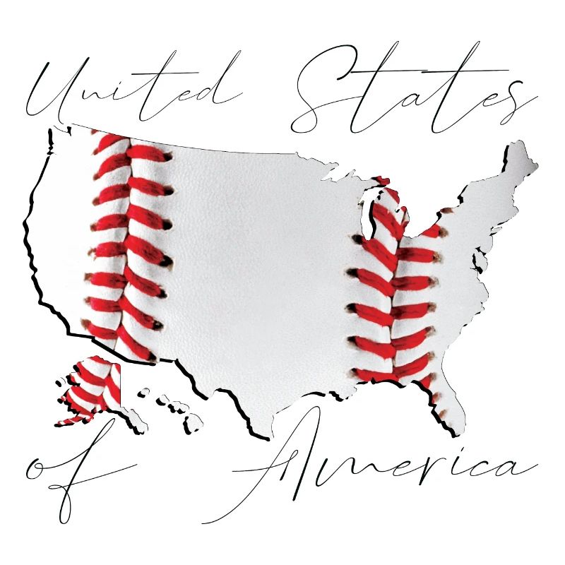 États-Unis | Vrai baseball | Script de carte