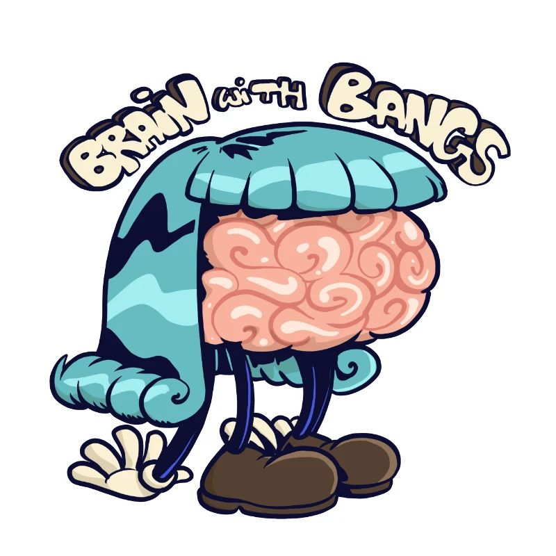 brain with bangs