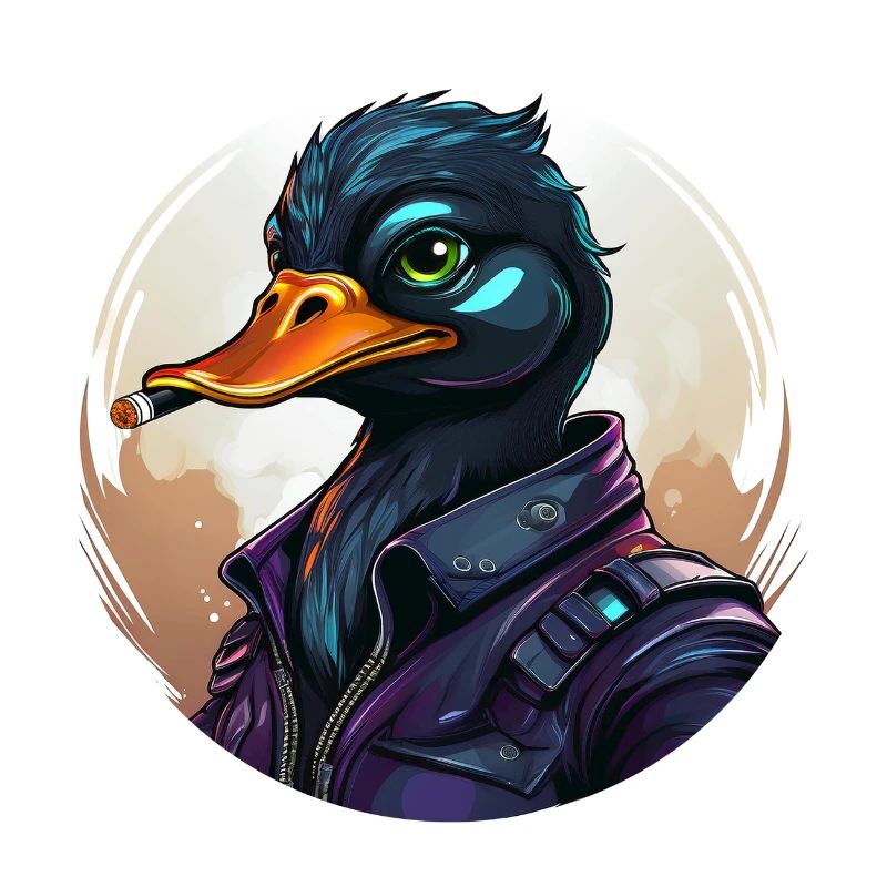 ente mit zigarre