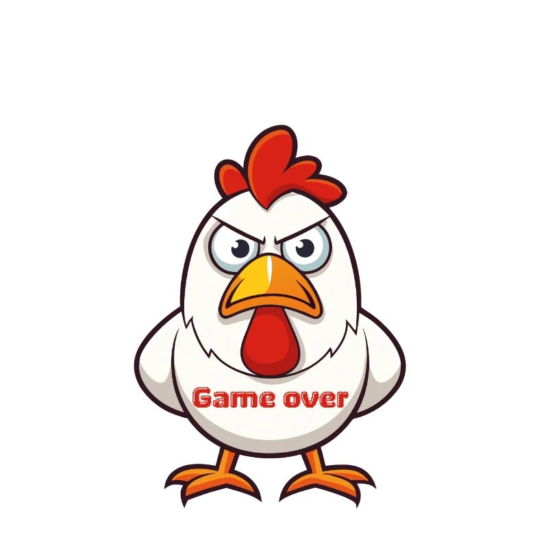 Jeu de poulet blanc