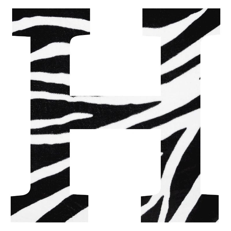 Buchstabe h Zebra