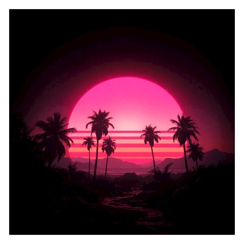 A dreamlike surreal image with high contrast an