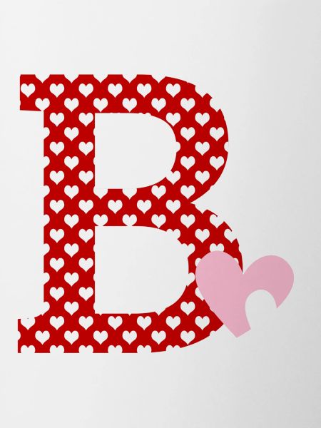 Letter B heart
