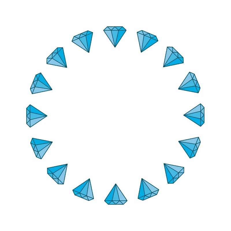 Diamond Pattern Circle