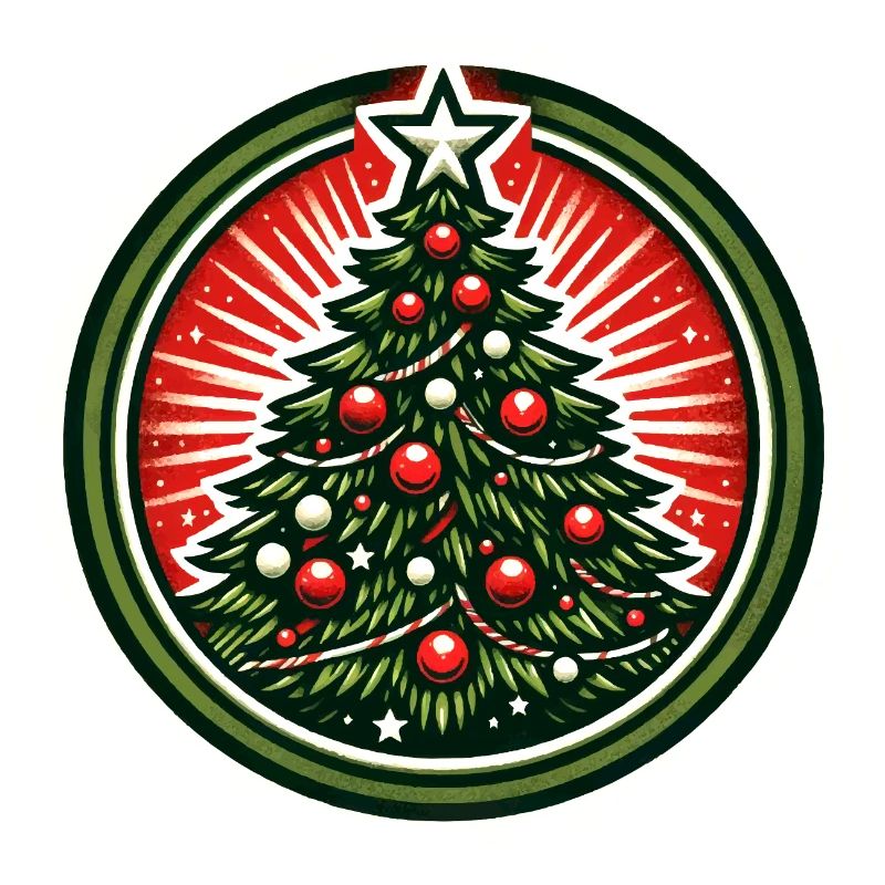 Weihnachtsbaum-Abzeichen