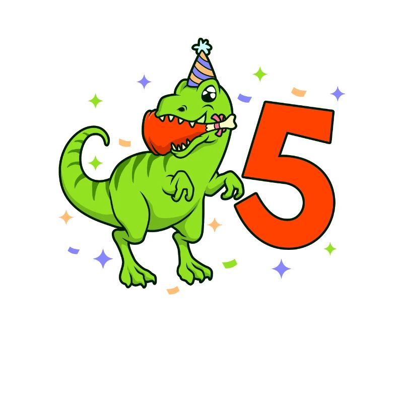 Avec TREX - anniversaire garçon 5 ans