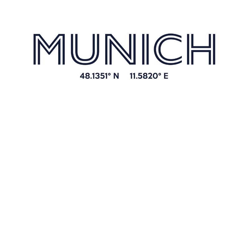 Germany City Coordinates - Munich