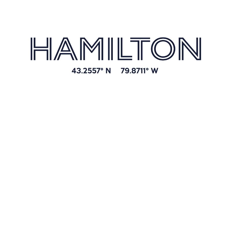 Canada City Coordinates - Hamilton