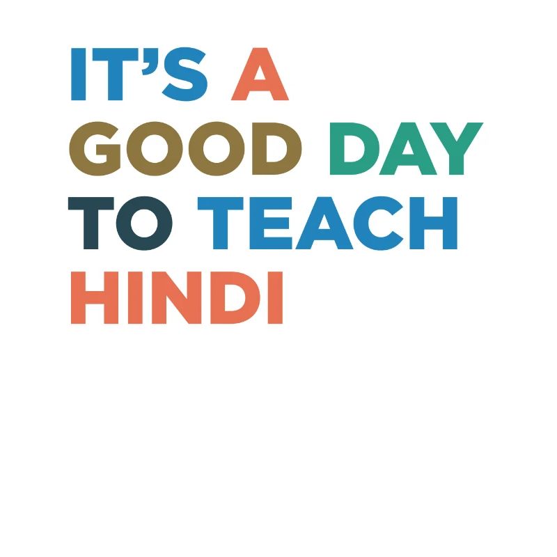 Hindi Teacher Teaching