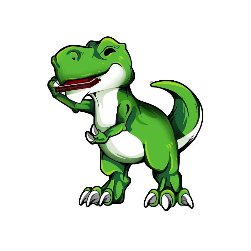 TREX joue de l’harmonica