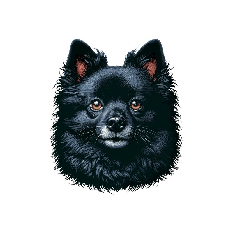 Hundegesicht - Schipperke