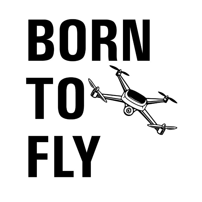 Né à par drone volant
