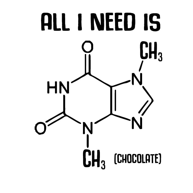 Chocolate Formula Junkie Sweet Tooth Nerd Gift