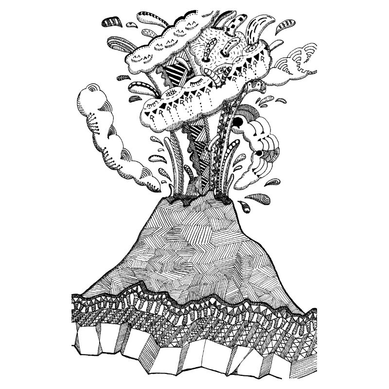 Volcano pattern
