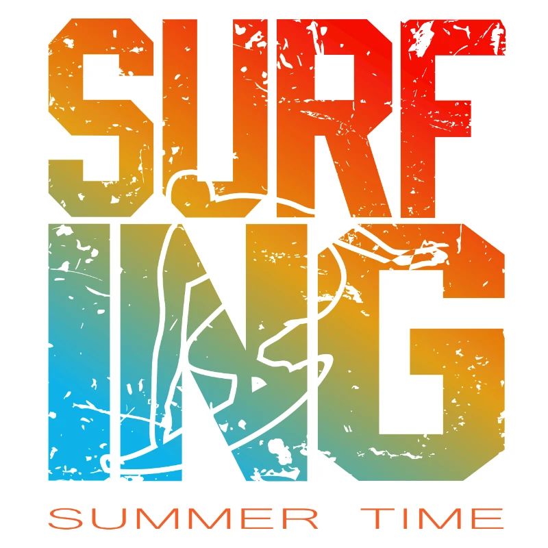 Windsurfing Surfsurfing Surfboard Summer Time