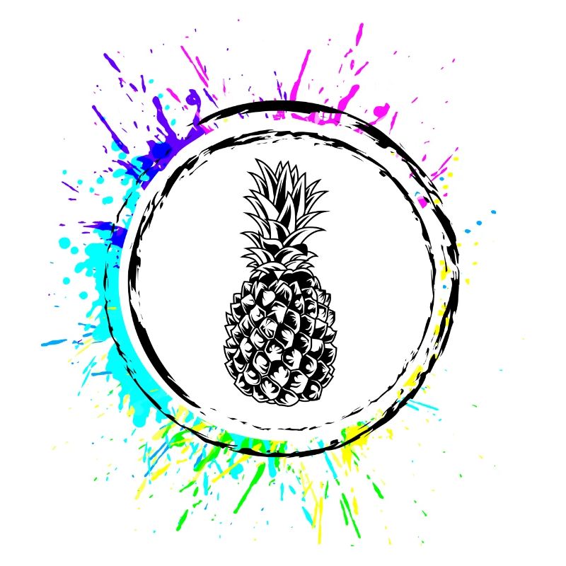 Pineapple Colorful