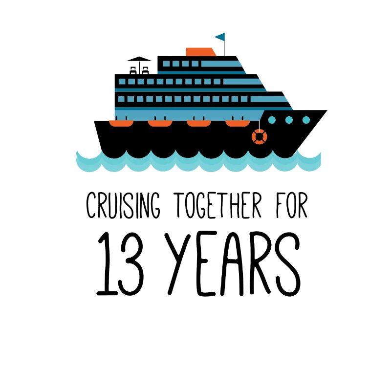 Croisière ensemble pour 13 ans anniversaire de mariage