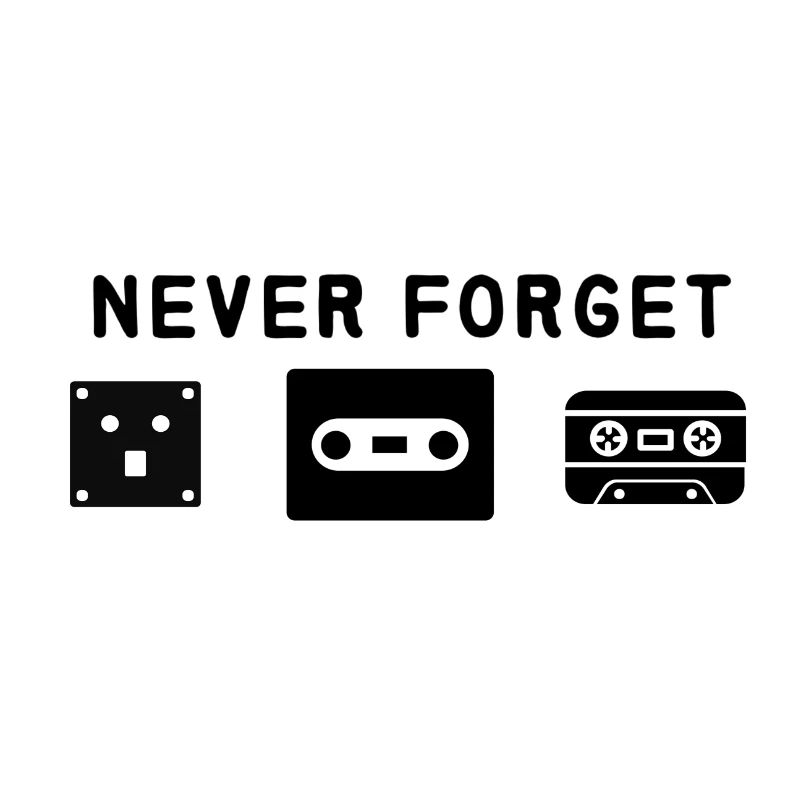 never forget floppy disk