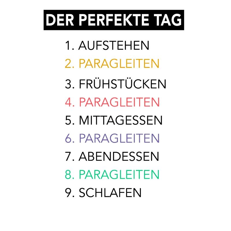 Paragleiten Gleitschirmfliegen Gleitsegeln Pilot