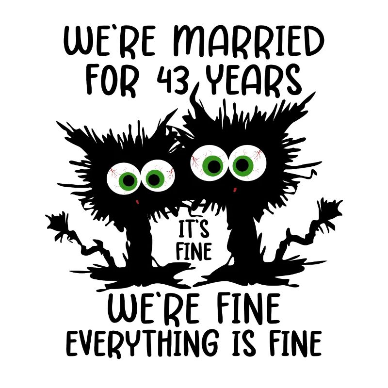 43 years married 43rd wedding anniversary