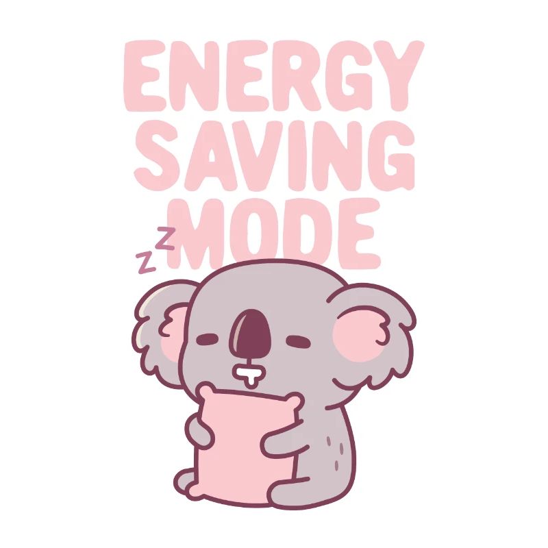 Mode d’économie d’énergie mignon Koala Bear drôle