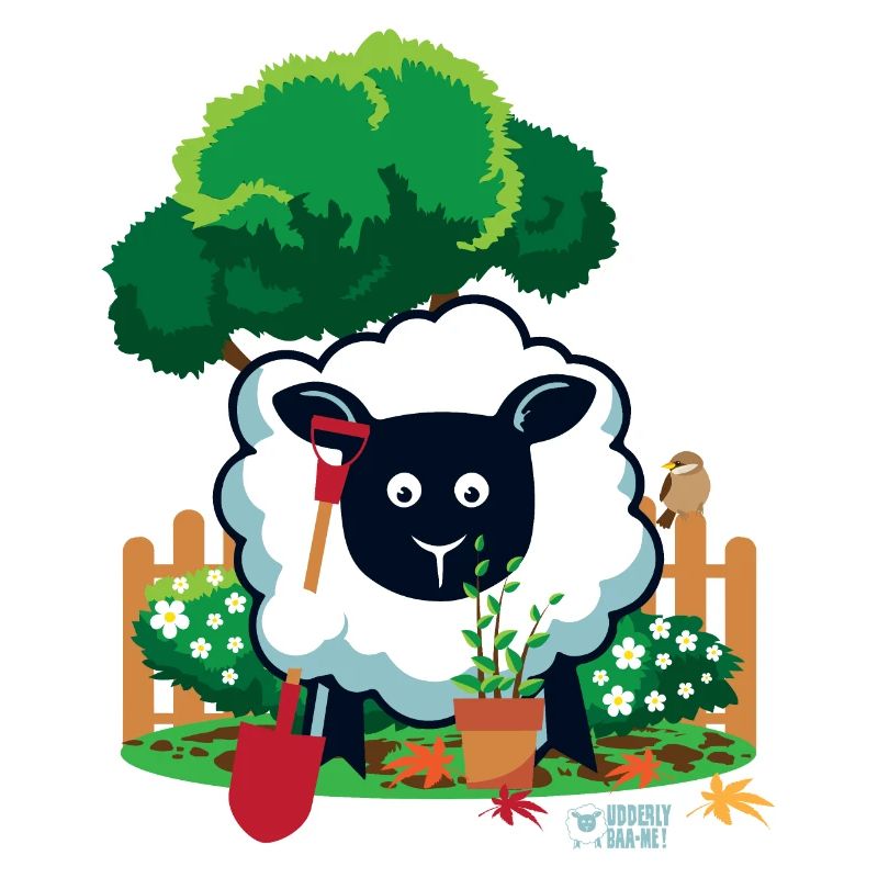Mutterschafe mögen Gartenarbeit?