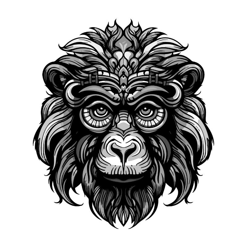 Monkey Portrait