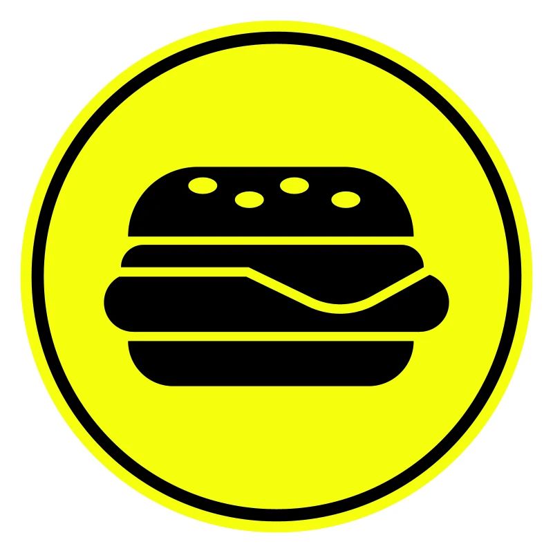 Silhouette de l’icône du hamburger