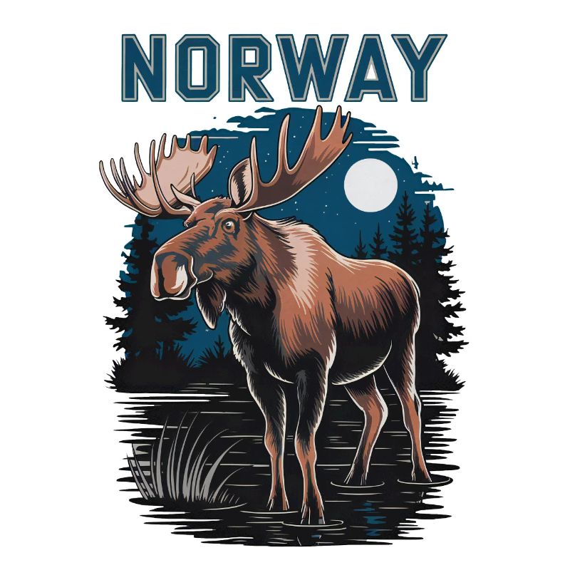 Norway mit Elch