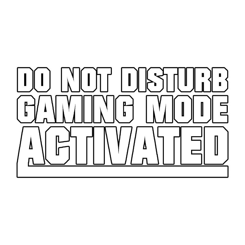 Do not disturb Gaming mode Activated
