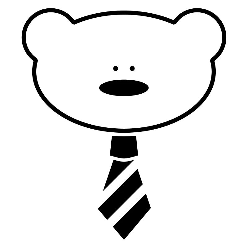 Ours en peluche drôle avec cravate